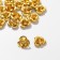 Busina "rose", set of 30 pcs., 8 mm, color gold