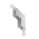 Interior Connector for the Technical TRA034icl-41W, 10x10x2.58 cm, white color.