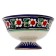 Candy of Rishtan ceramics "Flowers", 12 cm, blue