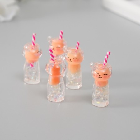 Acryl Suspension "Cocktail. Persian-Cat" glows in the dark 3.4x1.8x1.8 cm-3