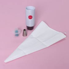 Confectionery set for dilapers, confectionery bag 1 pc, nozzle 2 pcs, form 50 pcs