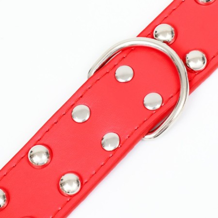 The collar of the clinker in 2 rows, 65 x 3.4 cm, Osh 50-60 cm, red-4