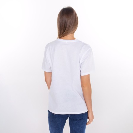 Women's T -shirt "Dragon", white color/Red print, size 44-5