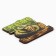 New Year's Wooden Magnet "New Year: rich 2025", 8 x 7.7 cm