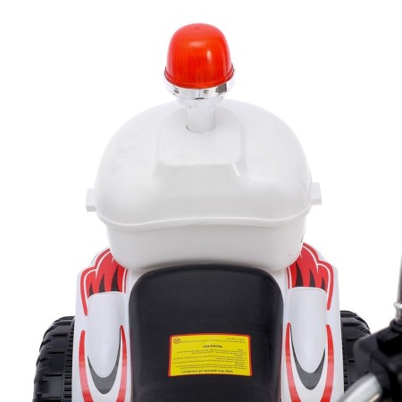 Children's electric car "Chopper", white color-7
