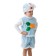 Carnival costume "Bunny", hat, sleeveless jacket, shorts, height 104-116 cm