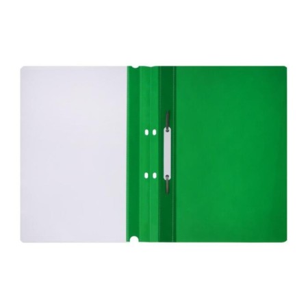 Calligrata, A4, 180 microns, green, transparent top, with perforation folder-1
