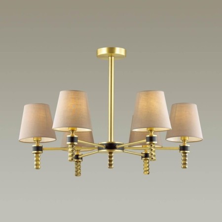 Montana chandelier, 6x40W E14, color gold-2
