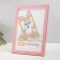 Photo frame Plastic "Watercolor" 15x21 cm, pink