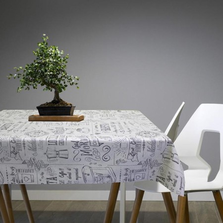 Futura oilcloth 140 cm, roll 20 m, drawing "Barista"-2