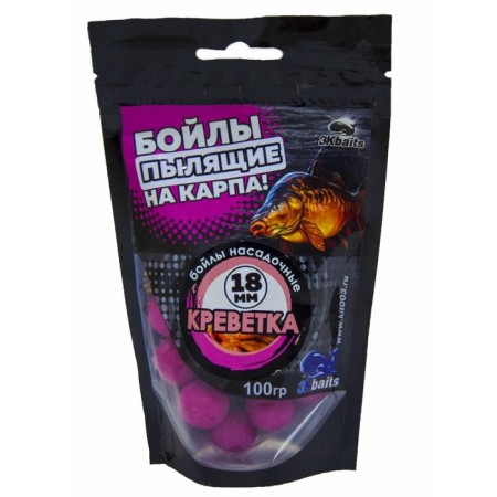 Boil "on carp!" "Shrimp", dusting, Lock package, 100 g, D = 14 mm