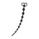 Anal beads Toyfa Popo Pleasure cephei, silicone, black, 33.5 cm, D 2.4 cm