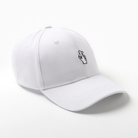 Women's cap Minaku "Love" Color White, rr 56-58