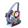 New Year's basket for decor "Santa Claus and Sani" 13 × 7 × 19 cm