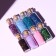 Cosmetic glitter in a jars with a cork, a set of 8 pcs. 7 g