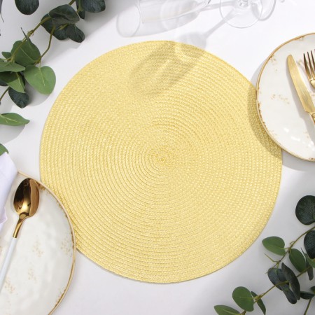 Serving shade "Classic", central yellow, d 38cm