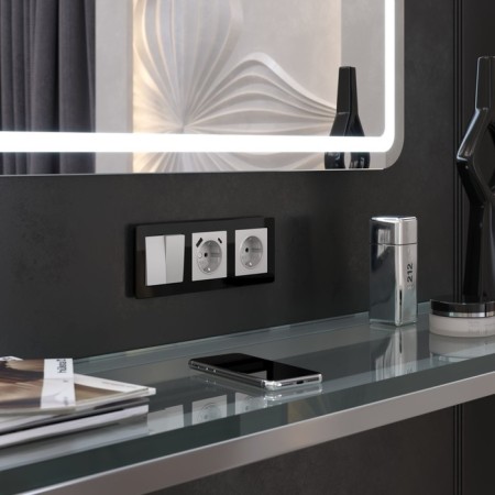 Frame W0032708, 3 Acrylic sockets, black-1