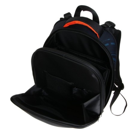 School backpack 38 x 30 x 16 cm, ergonomic back, Stavia Travel, multicolor-8