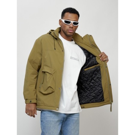 Male spring jacket, size 56, mustard color-7