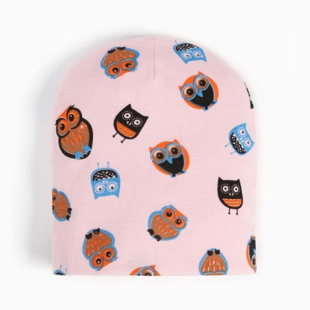 A cap for a girl, pink color, size 44-46