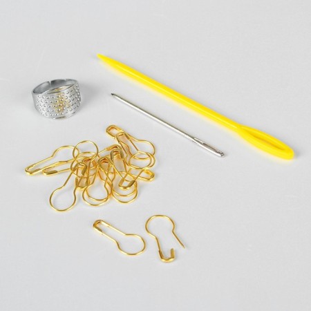Knitting set, 57 items, in case-8