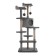 Complex-bog-collapsible, 5-level, 54 x 66 x 142 cm, fur, juts, gray