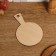 The board is cutting two -sided, round, with a pen, 22 × 14.6 × 0.6 cm