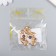 Decor for creativity Metal "Heart and Heart - From the evil eye" gold 1.3x2.3 cm