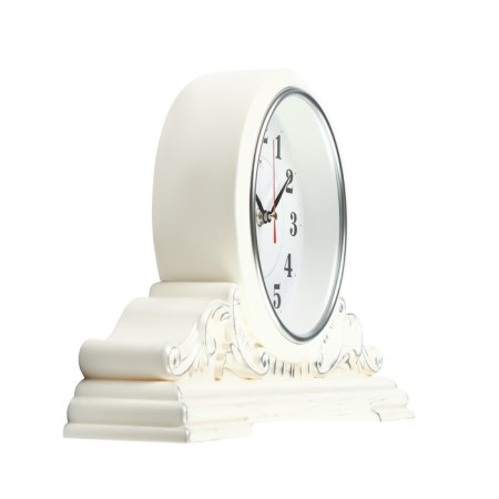 Table hours "Classic" 43x25 cm, white body with silver-1