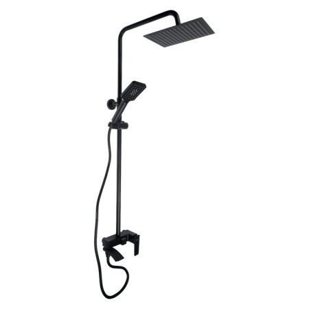 Showing system Accoona A83124F, single -leaf, pour 144 mm, tropical shower, watering can, black
