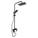 Showing system Accoona A83124F, single -leaf, pour 144 mm, tropical shower, watering can, black