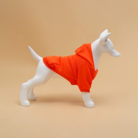 Sweep for animals with a hood, size 2xl (DS 55 cm). Orange-1