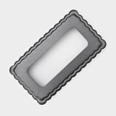 Baking uniform "Called rectangle", 12 × 6.5 cm, removable bottom, anti -stick coating, black color-5