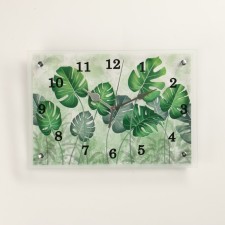Carty clock is wall-mounted, interior 