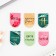 Magnetic bookmarks, 6 pcs "Flowers"