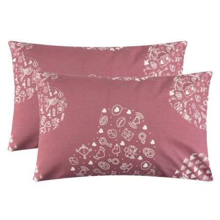 Set of pillowcases "Ethel" TE AMO (type 2) 50x70 cm - 2 pcs, 100% cotton, calico