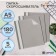 A set of folders-checkers 5pcs. Calligrata, A5, 180MKM, with a gray transparent top