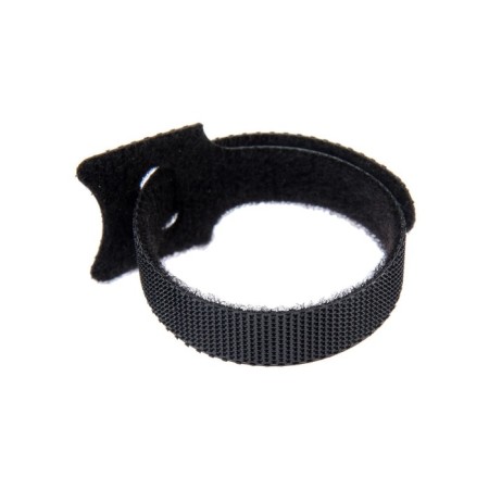 Velcro screed for wires 150x10x1.5 mm tundra, black color, 10 pcs-4