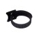 Velcro screed for wires 150x10x1.5 mm tundra, black color, 10 pcs