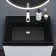 Sink uperwood Classic Quartz 60 cm, quartz, black matte, space
