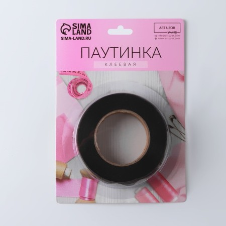 Adhesive spider web, 15 mm, 15 ± 1 m, black color-4