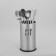 Stainless steel stand for the tablespoons of the Dolyan "India", 10.5 × 18 cm