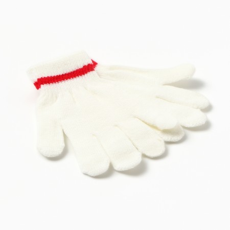 Children's gloves minku, milk color, 15 cm