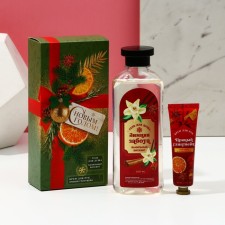 Gift set of cosmetics “Happy New Year!”, Shower gel 300 ml and hand cream 30 ml, pure happiness