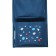 Pockets in the kindergarten "Dinosaur", for a children's locker, 83x24 cm, blue