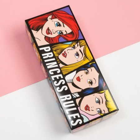 Набор носков "Princess rules", Disney, 5 пар, 22-24 см-2