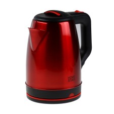 Electric kettle Homestar HS-1003, metal, 1.8 l, 1500 watts, red