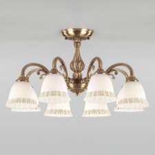 Campina chandelier, 8x60W E27, bronze color