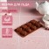The shape for marmalade is the “Machines”, silicone, 21 × 11 cm, 8 cells (4.3 × 3.5 cm), brown color