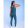 T -shirt sports female, size m, color sea wave